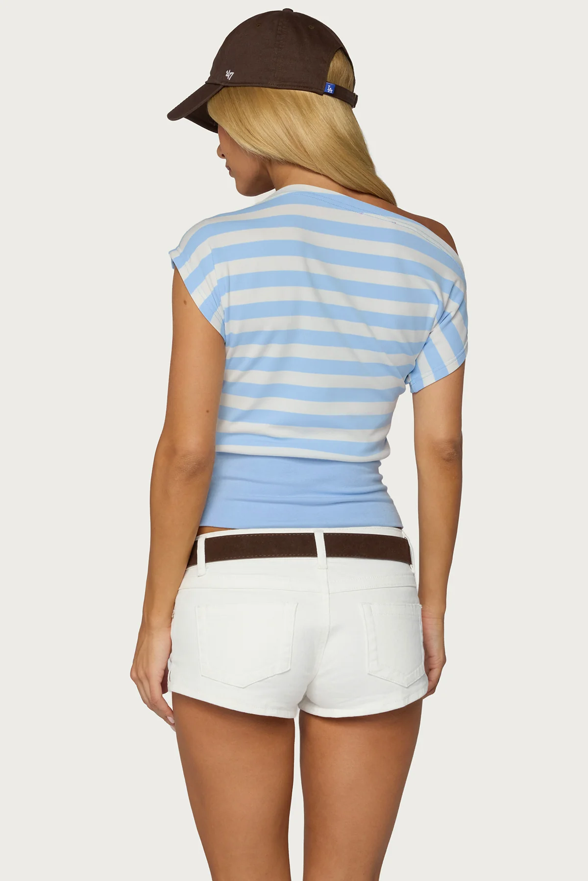 Kittie Striped Off Shoulder Top - Image 5
