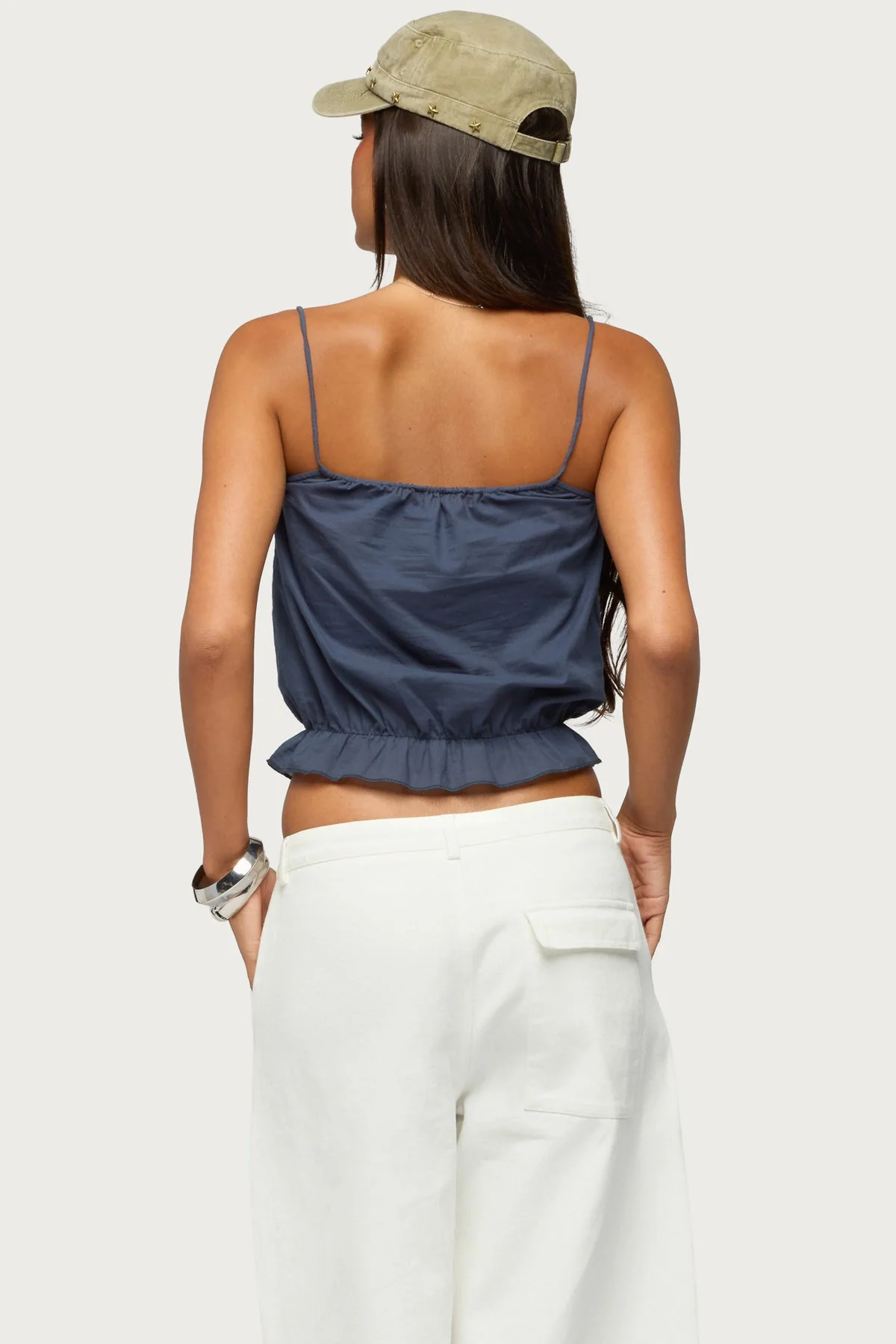 Tohar Keyhole Tie Front Top - Image 5