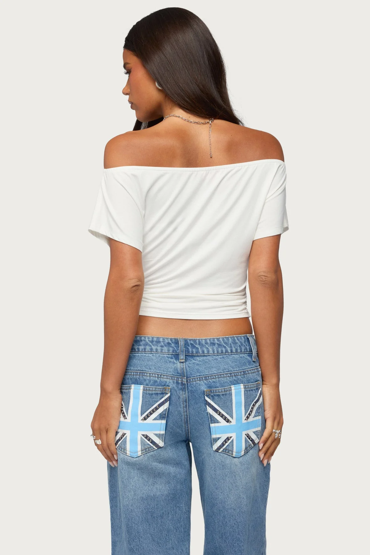 Hecate Off Shoulder Keyhole Top - Image 5
