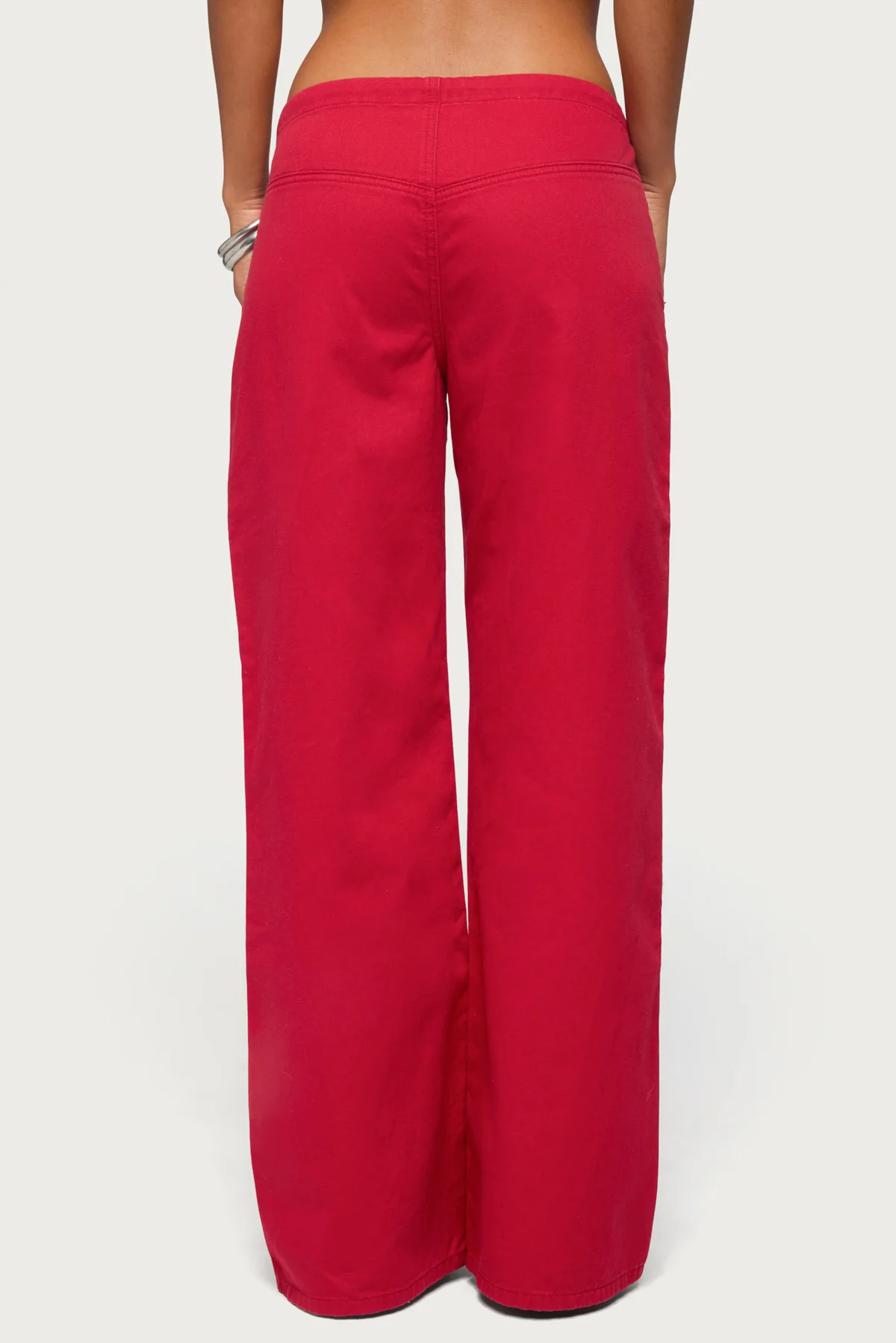 Kala Grommet Low Rise Baggy Jeans - Image 4
